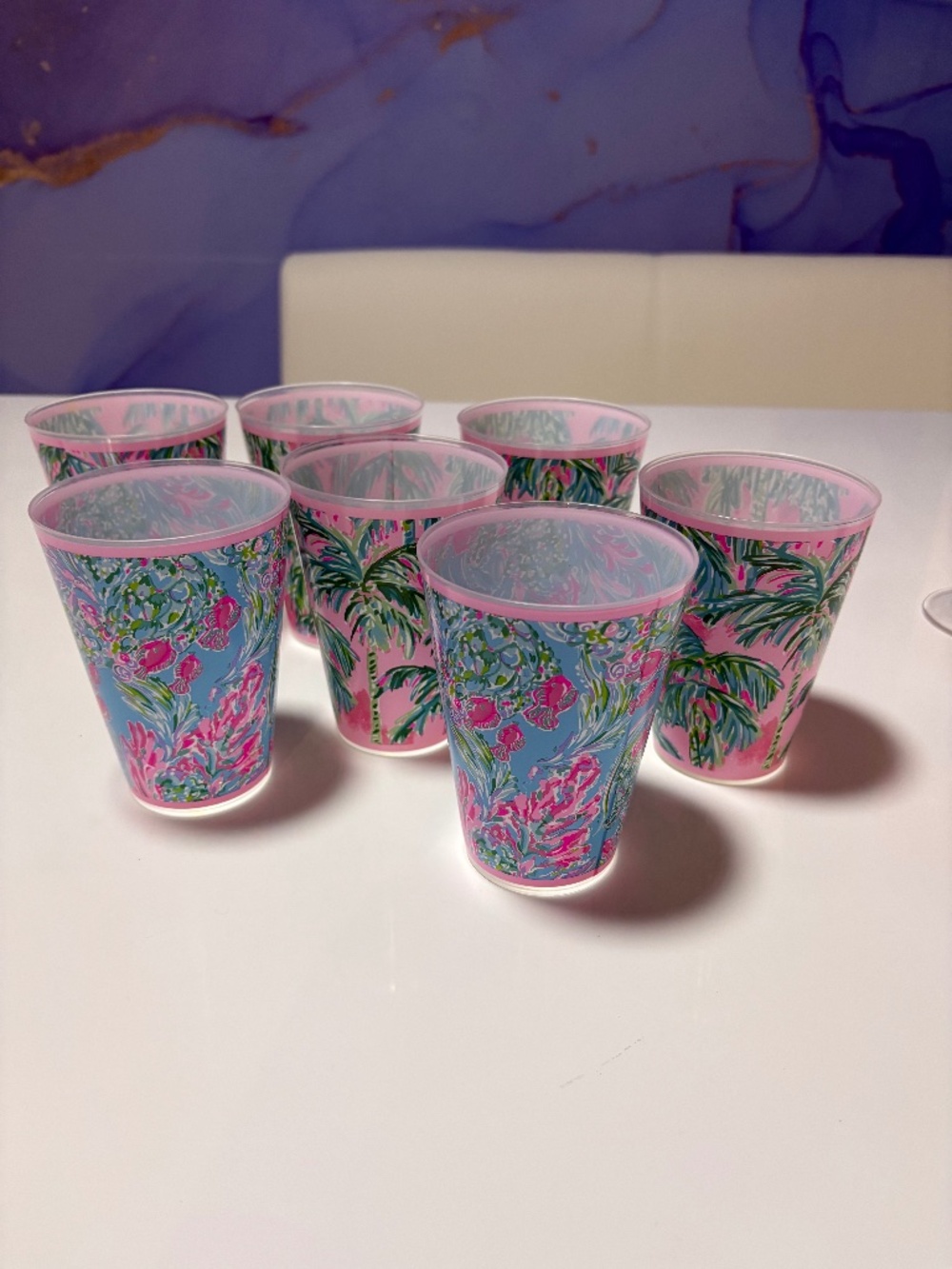 Lilly Pulitzer cups